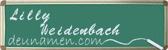 Lilly Weidenbach Visitenkarte